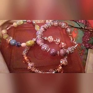 3 bohemian style bracelets